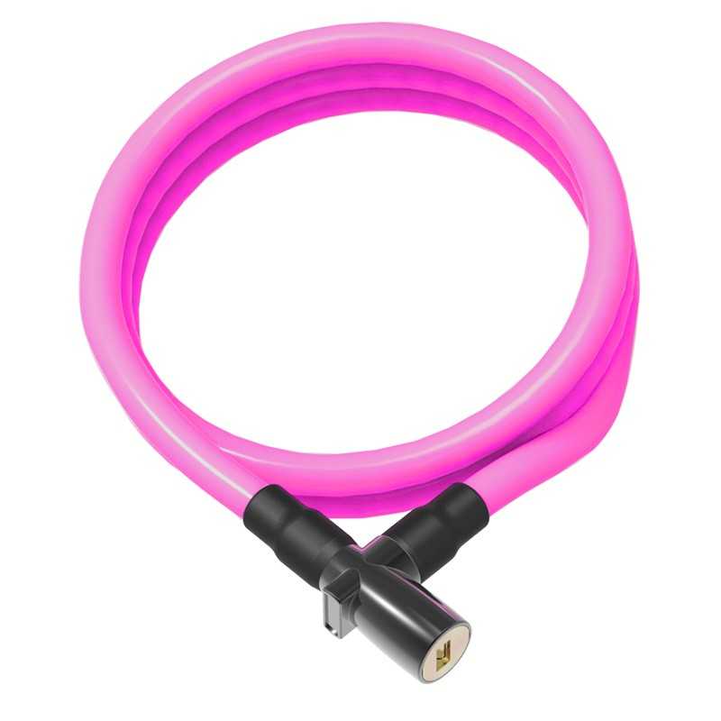 ONGUARD Candado antirrobo espiral NEON LIGHT COMBO 120CMX8MM 267033VAR