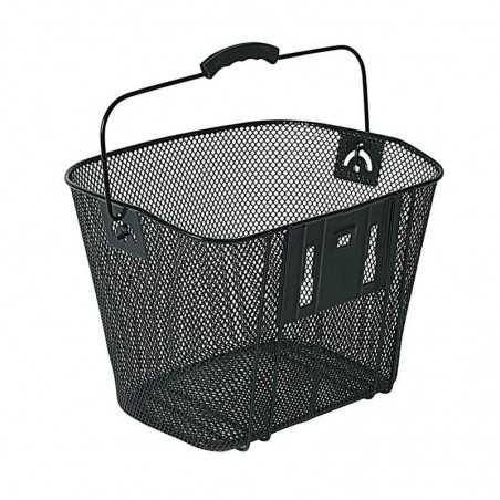 Front detachable metal basket with bracket