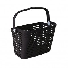 Front plastic basket with bracket