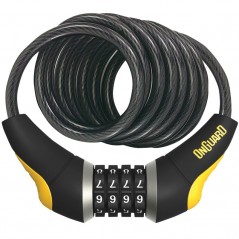 ONGUARD Candado antirrobo espiral combinacion DOBERMAN COMBI 185CMx10MM 267041
