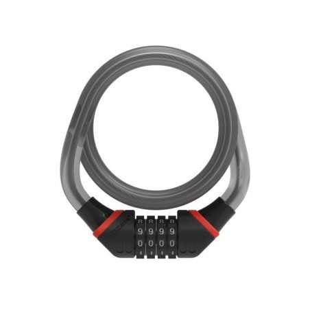 Spiral padlock with combination  K-TRAZ C9 15 MM - 185 CM