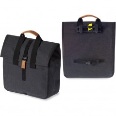 BASIL Bolsa bicicleta trasera impermeable reflectante con cierre ajustable URBAN DRY SHOPPER 25L 34X16X48 291033
