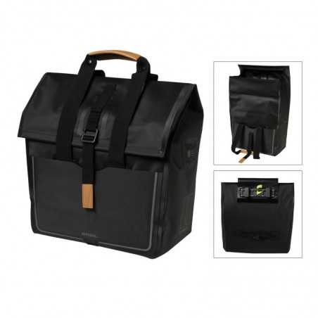 Reflective waterproof rear bike bag  URBAN DRY SHOPPER 25L 34X16X48