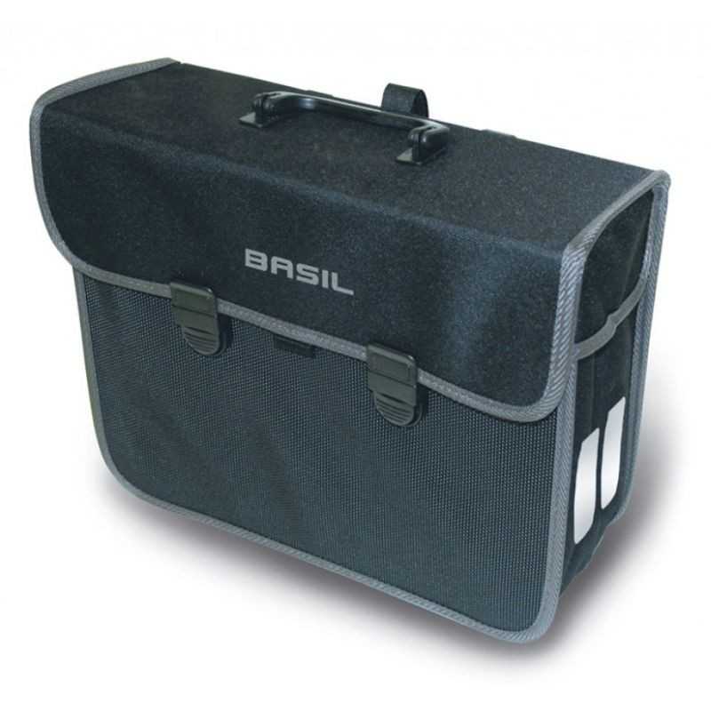 Reflective and waterproof hand bag rear bicycle bag with click closure  MALAGA 1