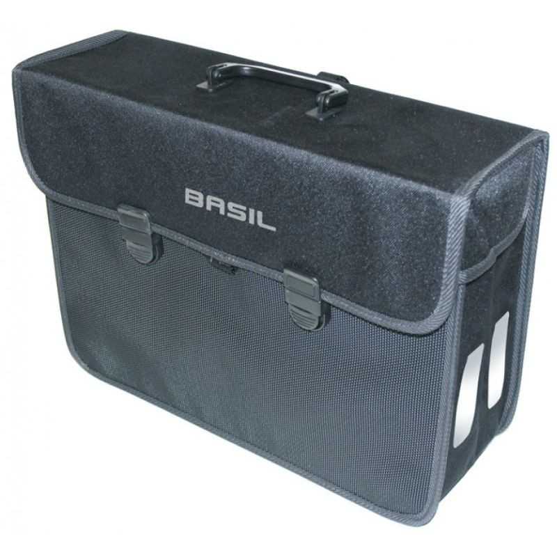 Reflective and waterproof hand bag rear bicycle bag with click closure  MALAGA X