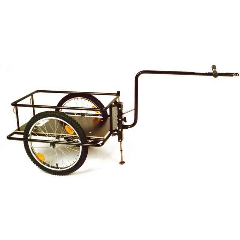 High tiller trailer with platform and hitch  DER 20"