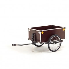 Low tiller trailer without cover with hitch  JUMBO 20"