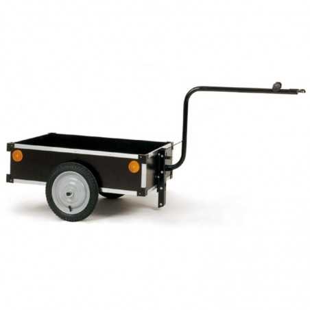 High tiller trailer without cover with hitch  MAXI 12"
