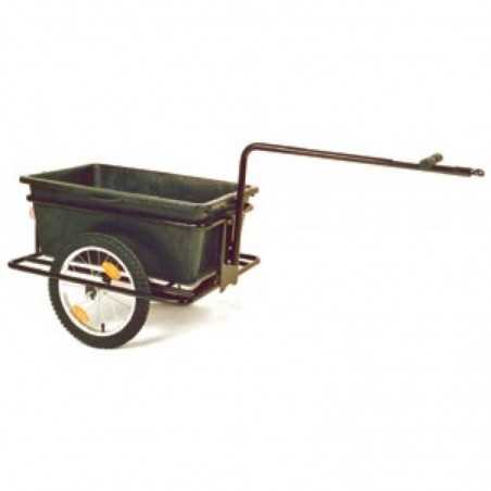 High tiller trailer without cover with hitch  BIG BOY 16"