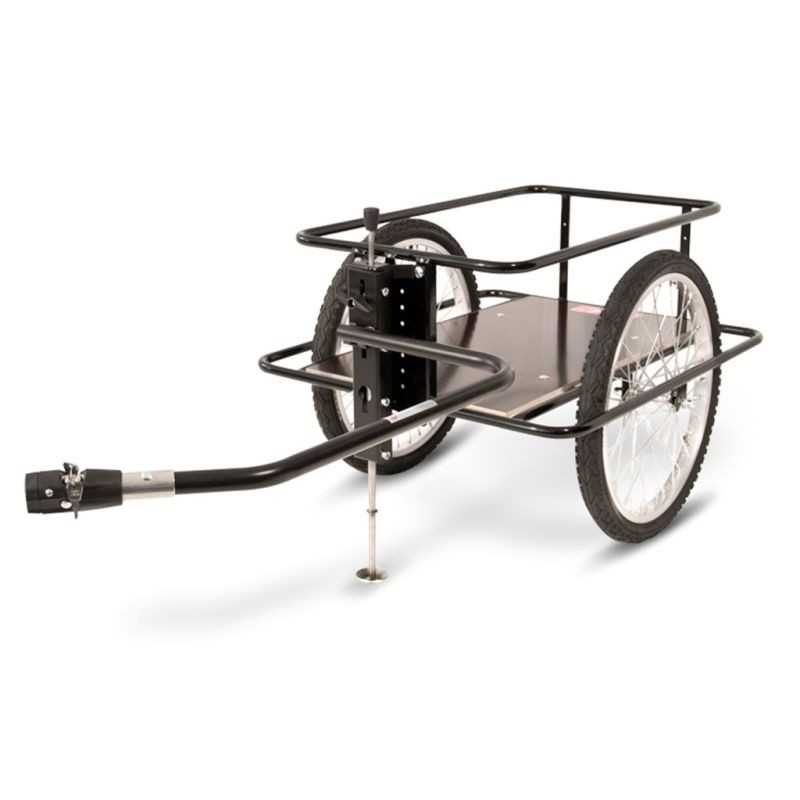 Low tiller trailer with hitch  20" WEBER