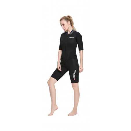 traje de buceo neopreno monopieza mujer endurance shorty lady