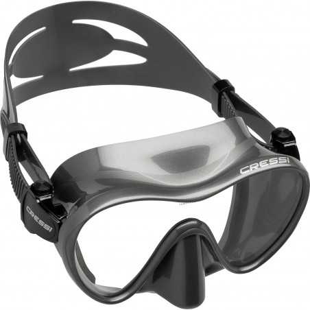 f1 single crystal silicone diving mask | frameless panoramic and multipurpose