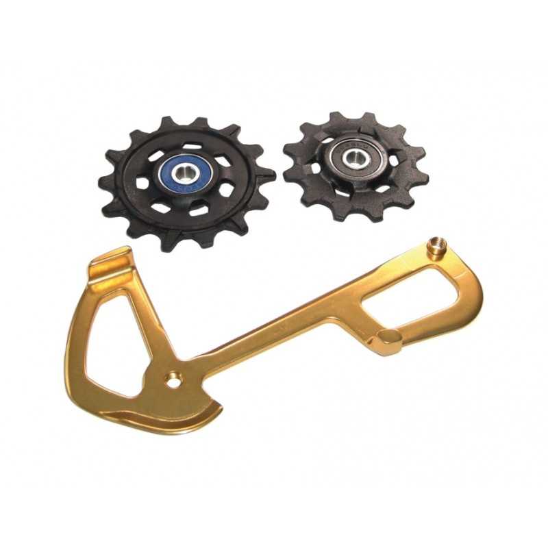 SRAM Juego de ruletas + jaula para cambio EAGLE XX1/X01/ X-SYNC 101441