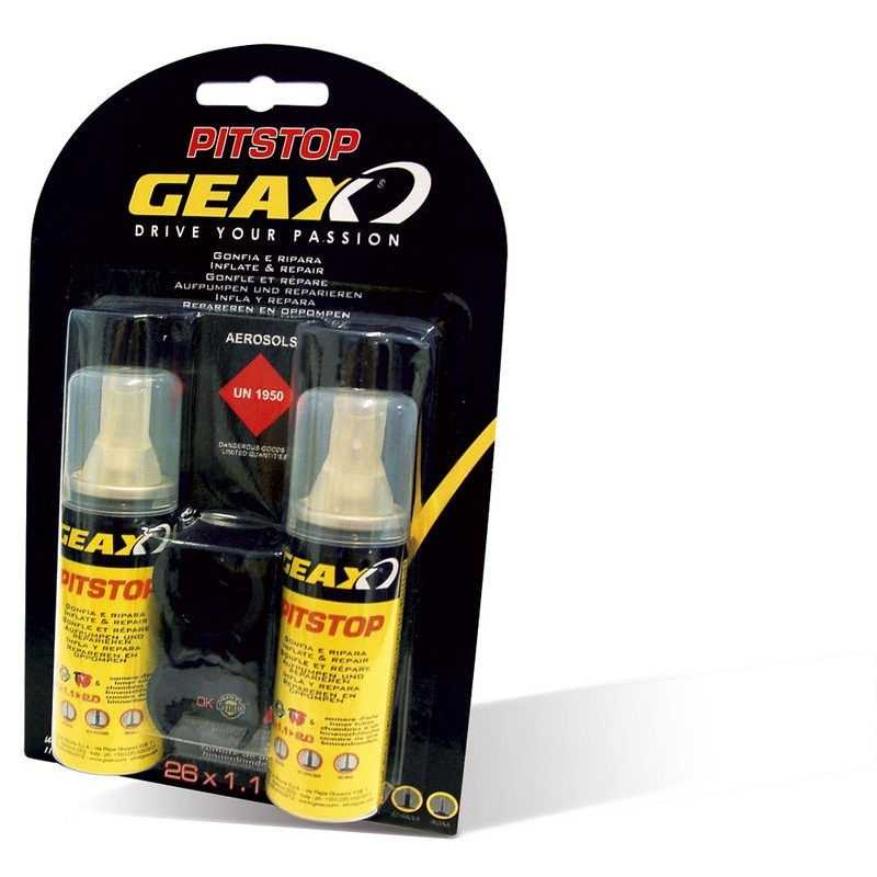 VITTORIA Pit stop antipinchazos kit 2 cartuchos con clip a la Tija de sillin 30294