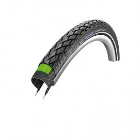SCHWALBE Cubierta neumatico MARATHON 18x1.65 GREENGUARD HS420 TWINSKIN PERF. LINE ENDURANCE RIGIDA NEG. 44-355 318363