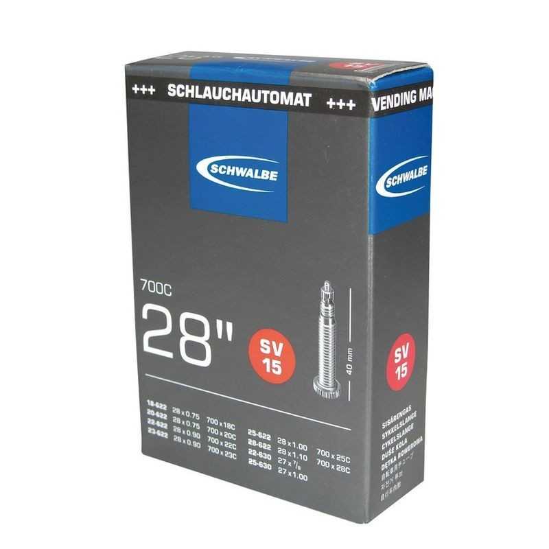 SCHWALBE Camara de aire para bicicleta 28x3/4-1 1/8 40MM 318509