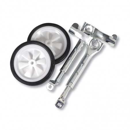 Adjustable training wheels stabilizers set with tab for wheel 350 a 500