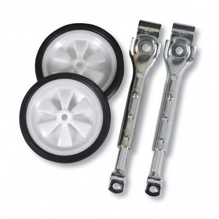 Adjustable training wheels stabilizers set to the axle for wheel  350 a 500