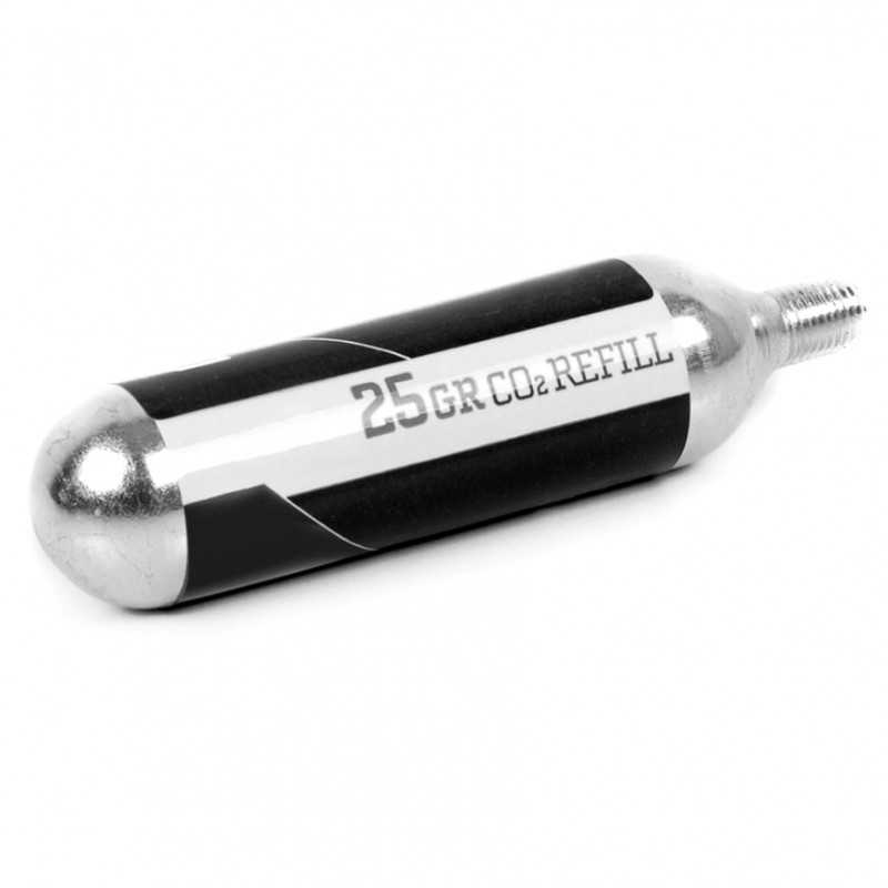 V BIKE Cartucho inflado CO2 25gr para ruedas de 29 y 27,5 hasta 2.4 anchura - Marca 35619