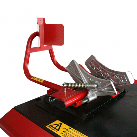 Base for placement of wheel-block bike lift