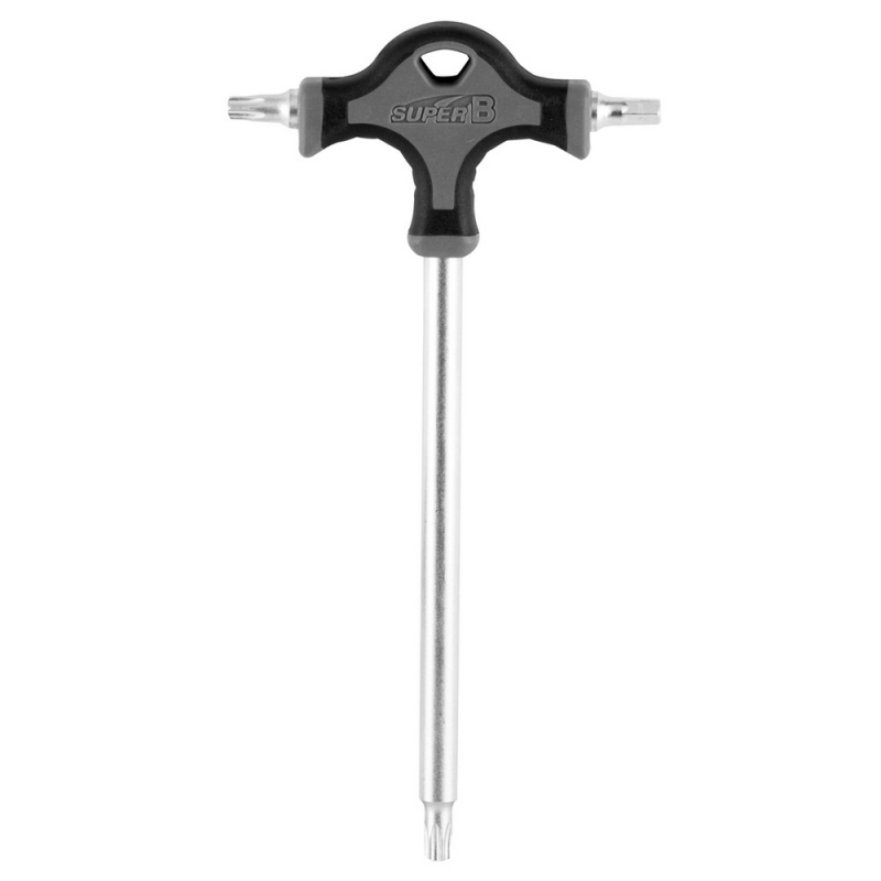 SUPER B Llave T multiusos torx 30 allen 5mm bici bicicleta TB-TH10 13528