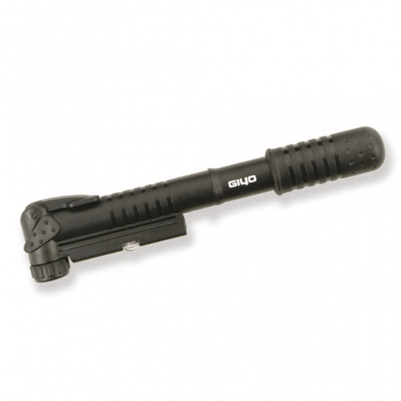 GIYO Bomba Mini Inflador con Manómetro para Bicicletas Presta y Schrader - Portátil Ligero 642