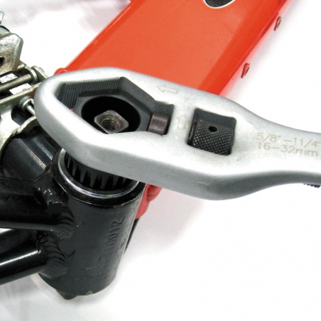 Wrench, monkey, closed, steel, pinion extraction, pedalier casing  TB-8830