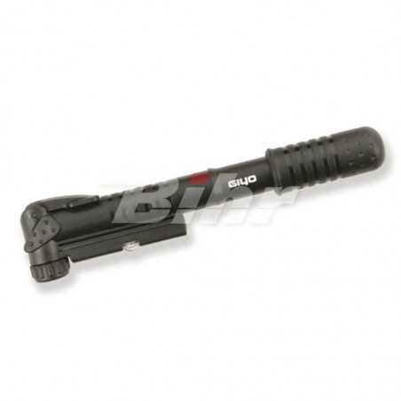 GIYO Bomba Mini Inflador con Manómetro para Bicicletas Presta y Schrader - Portátil Ligero 642