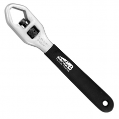 Wrench, monkey, closed, steel, pinion extraction, pedalier casing  TB-8830