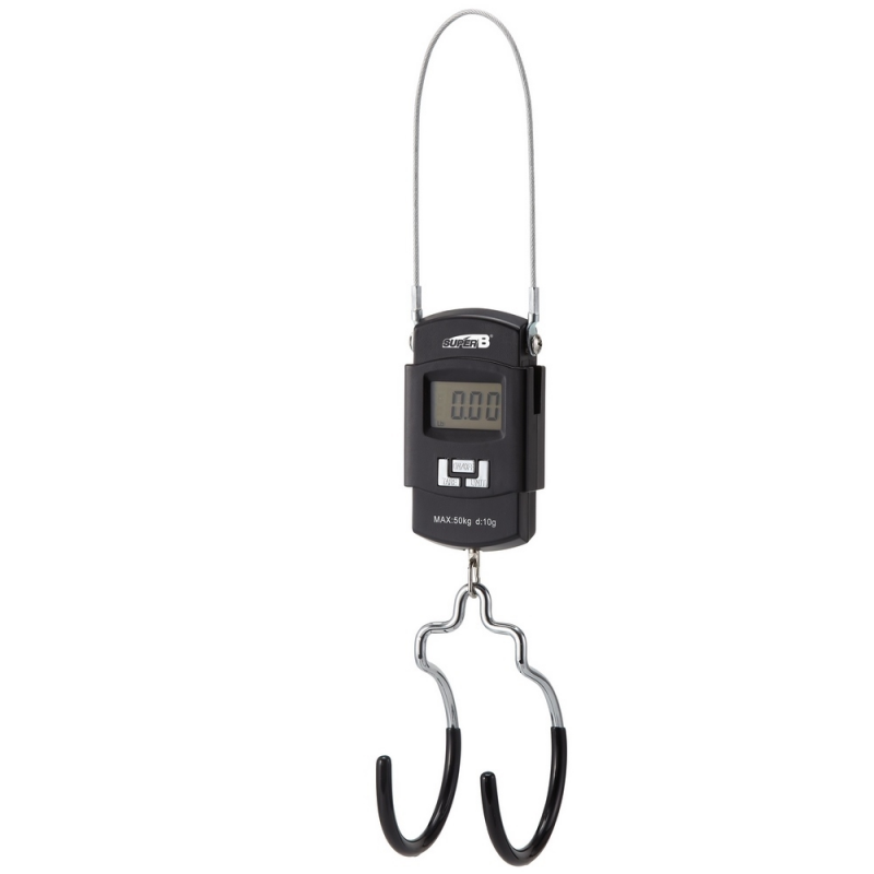SUPER B Bascula digital de bicicletas con doble gancho bici bicicleta TB-DS10 15209