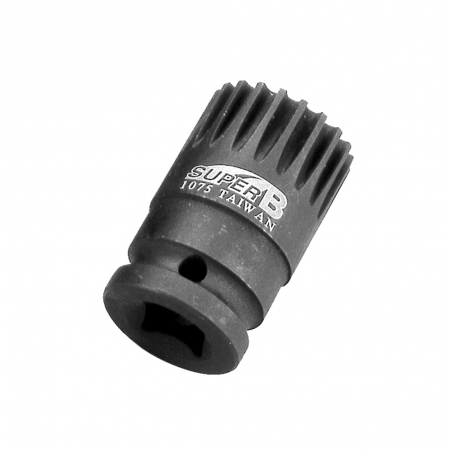 Wrench, extractor, pedalier stem, shimano, striated isis 20 teeth bicycle TB-10