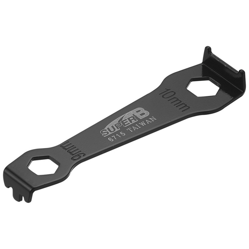 Wrench, plate, multi-use, nuts, 8/9mm, screws, plate and caps, clamp, bike  TB-6