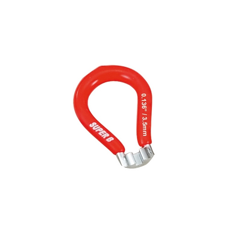 SUPER B LLAVE DE RADIO ACERO ASIA 0 136’’ (3 45MM) ROJA BICI BICICLETA TB-5560 12052