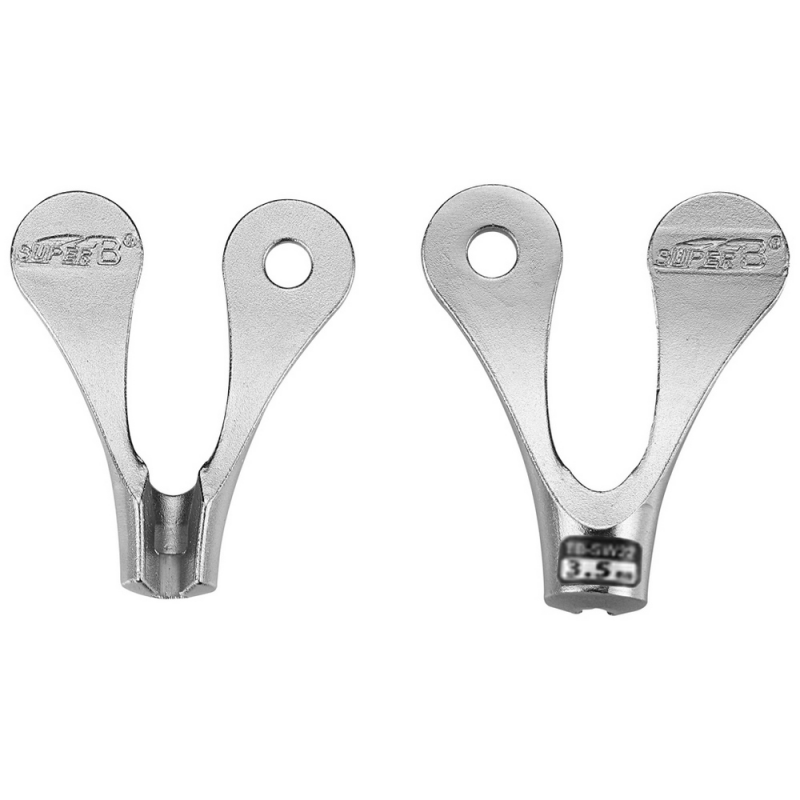 SUPER B Llave de radios profesional en acero mecanizado 3,5mm 13547