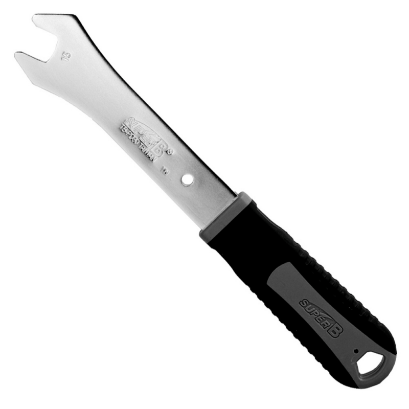 Wrench, pedals, gum handle, 15mm, bicycle  TB-PD30
