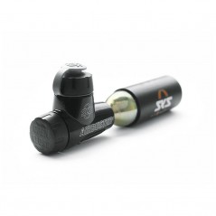Mini pump inflator for bike with mini cartridge cylinders  CO2 AIRBUSTER