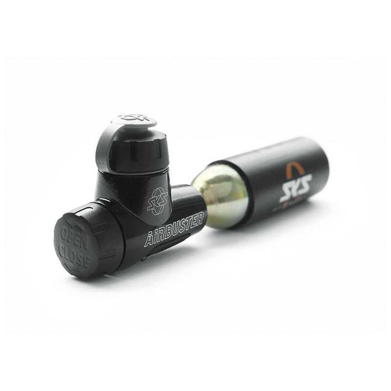 SKS bomba mini inflador para bici con bombonas cartucho CO2 AIRBUSTER 362860