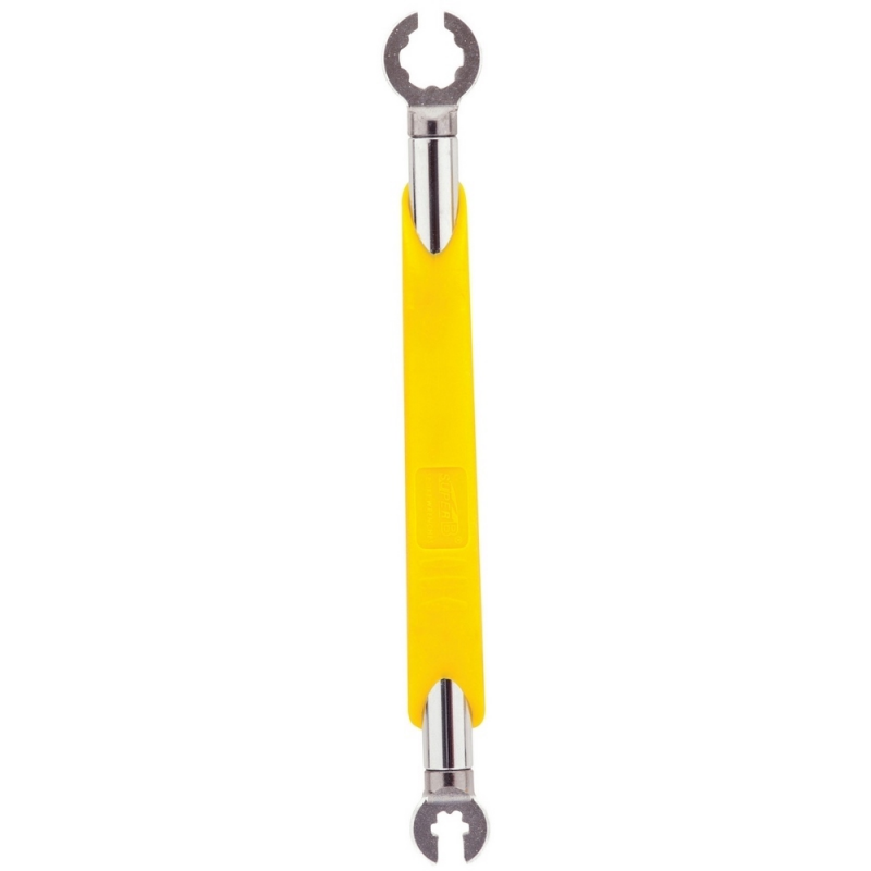 SUPER B Llave de radios doble Mavic 5.65mm 6 dientes y tetón 9mm para bicicletas - Marca 12056