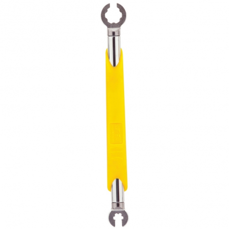 SUPER B Llave de radios doble Mavic 5.65mm 6 dientes y tetón 9mm para bicicletas - Marca 12056