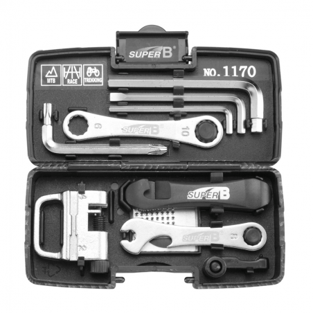 SUPER B MINI CASE, TOOL MULTI-FUNCTION TO BRING ON BIKE200GR!! BICYCLE TB-1170 12932