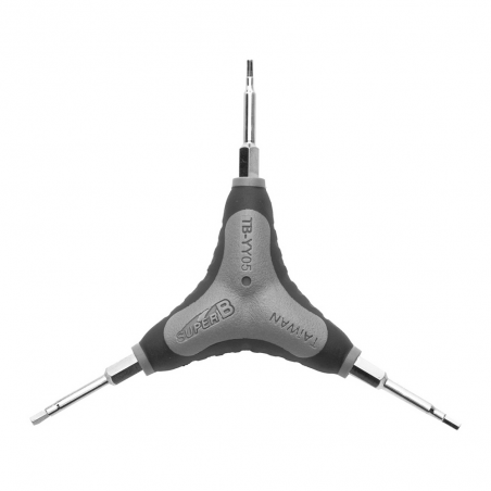 SUPER B Llave 3 puntas allen 2 5 3mm 14316