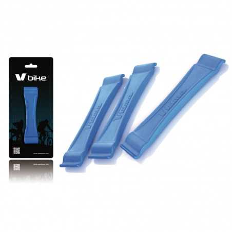 V BIKE Juego de 3 llaves desmontables para cubiertas bicicleta en nylon ultraduro - VICMA 40