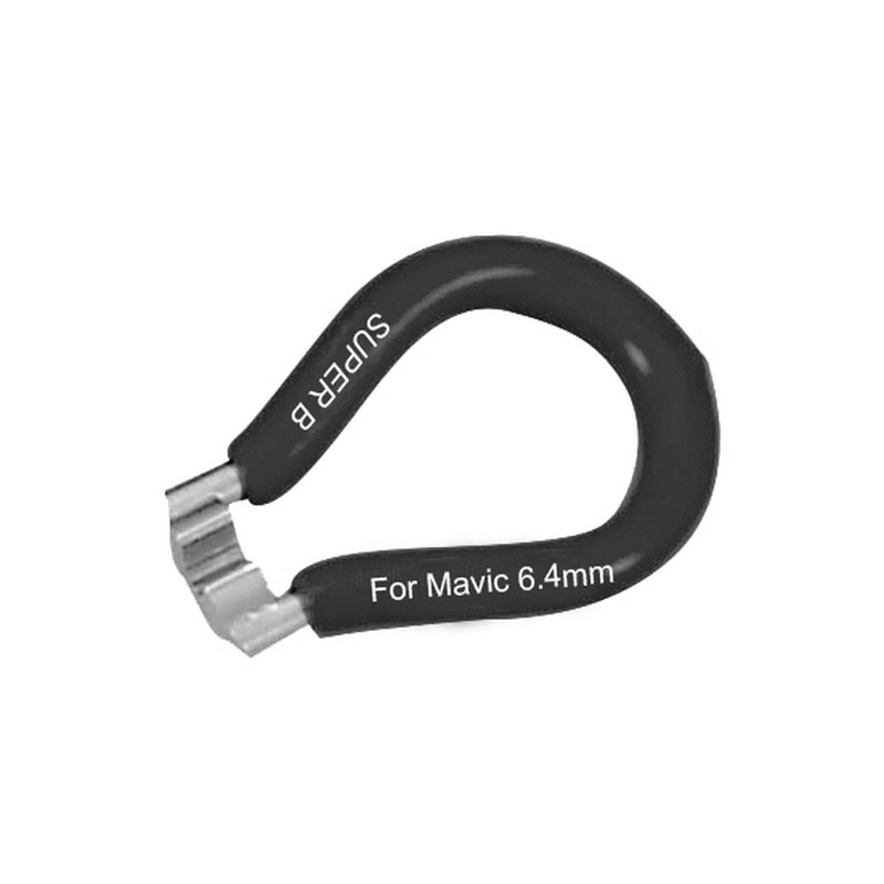SUPER B Llave de radio acero Mavic® 6.4mm 7 dientes gris para bicicletas - 15182