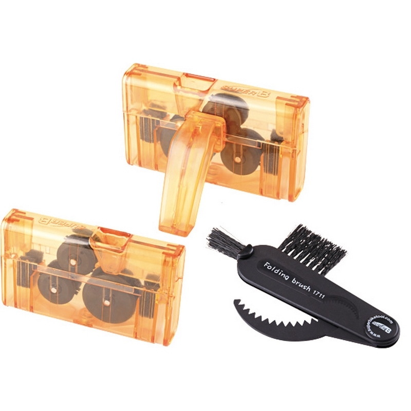 SUPER B Kit de limpia cadenas mas cepillo piñones bici bicicleta TB-32800 14260