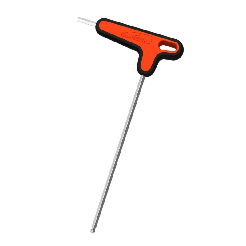 Wrench, in t, l, allen, with handle  4 mm
