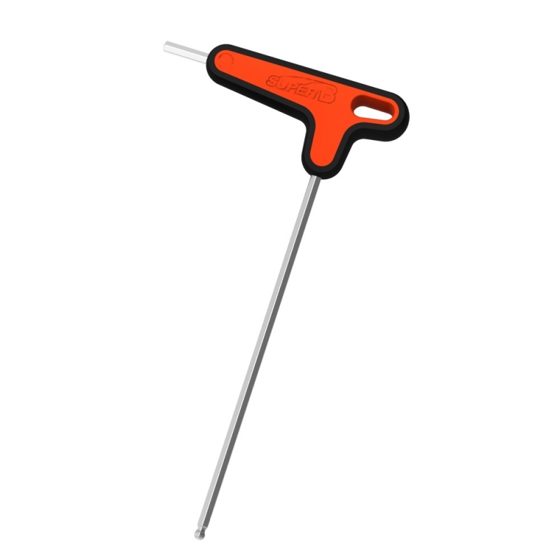 Wrench, in t, l, allen, with handle  5 mm