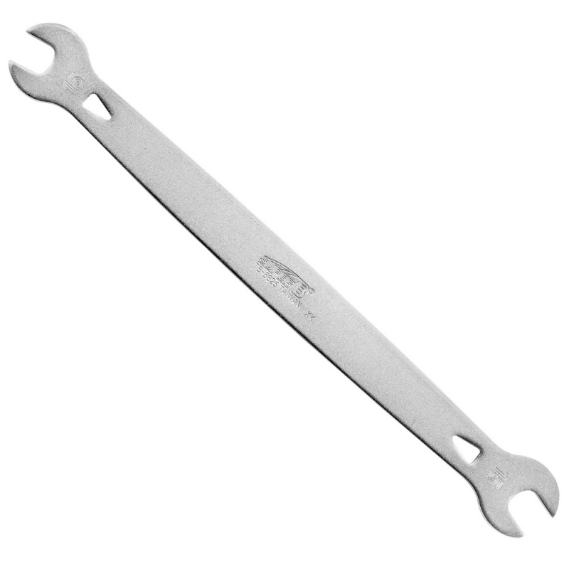 Wrench, pedals, double, 15x15mm, bicycle  TB-8625