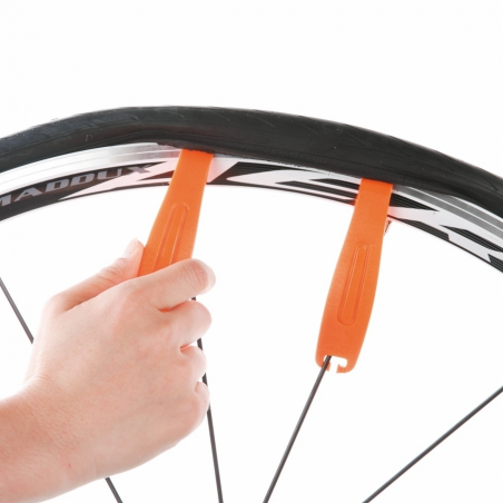 SUPER B Desmontable de cubierta en color naranja y gris bici bicicleta TB-5569 14265