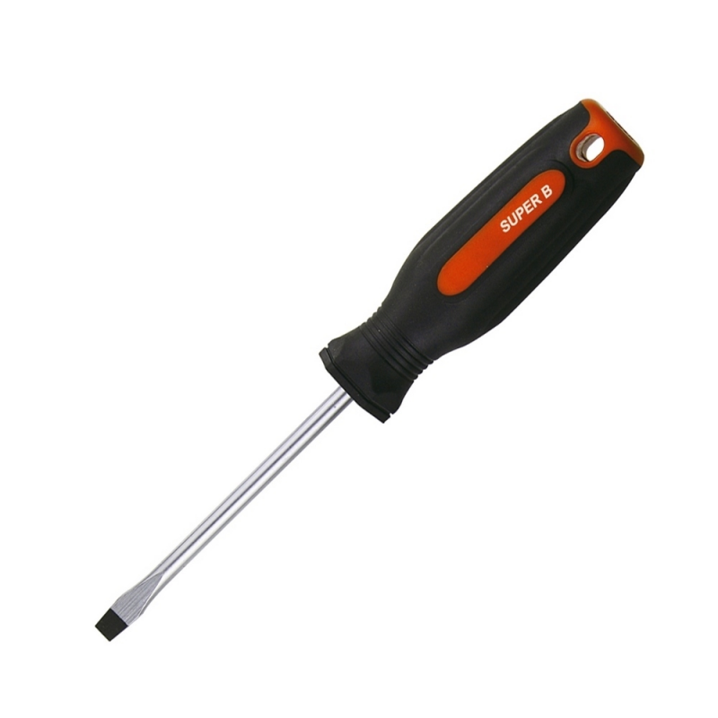 Screwdriver, professional, super b, steel, flathead 3, long 75mm bike  TB-7538