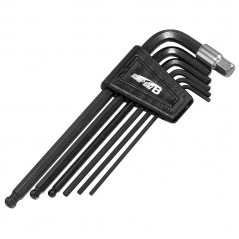 Kit, 6 allen wrenches, with final ball, bicycle  2 2 5 3 4 5 6 8